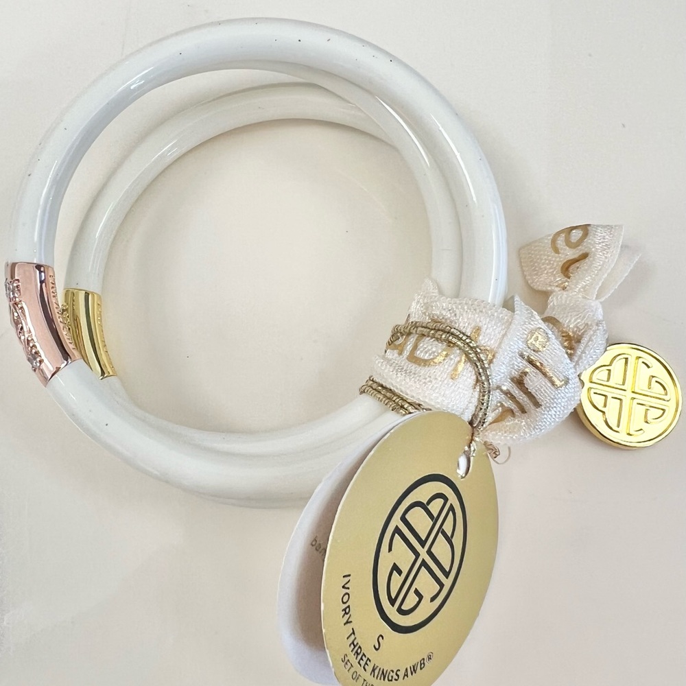 BUDHAGIRL THREE KINGS ALL WEATHER BANGLES SIZE SMALL